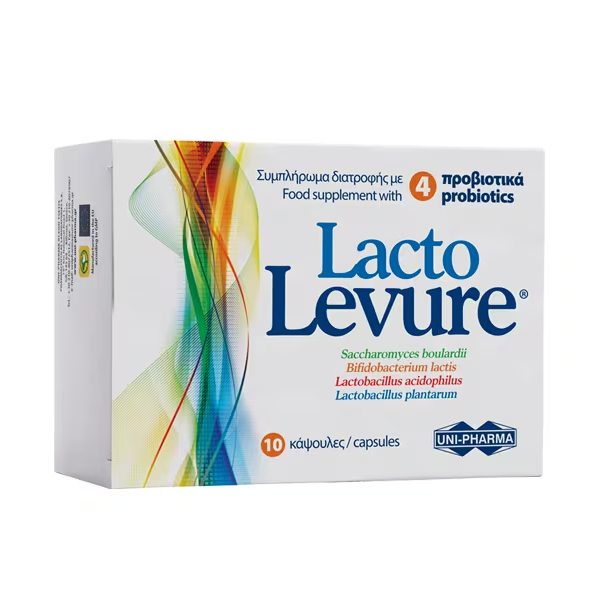 Lacto Levure / Συμπλήρωμα Διατροφής με Προβιοτικά, 10 κάψουλες